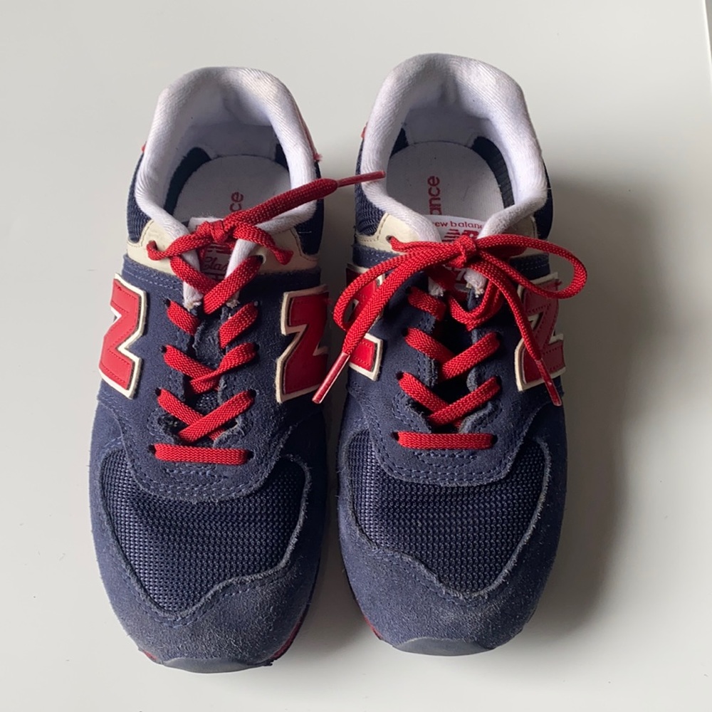 New Balance Kids 574 Lace-Up Sneaker 13.5 Wide